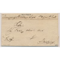 Österreich 1830 Brief-MILITARIA nach NIKOLSBURG. Attraktiv!