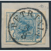 ÖSTERREICH 1850 9kr, MP, Type III. PETRINIA (Km) Mü:10P! Sehr schön!