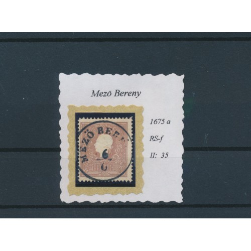 ÖSTERREICH 1858 10kr, Type II. ÜBERFÄRBTER DRUCK! MEZÖBERÉNY (Ungarn) Mü:35P! ÖSTERREICH 1858 10kr, Type II. ÜBERFÄRBTER DRUCK! MEZÖBERÉNY (Ungarn) Mü:35P!