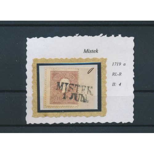 ÖSTERREICH 1858 10kr, Type II. EXTREM VERZÄHNT! MISTEK (M) Sehr schön! ÖSTERREICH 1858 10kr, Type II. EXTREM VERZÄHNT! MISTEK (M) Sehr schön!