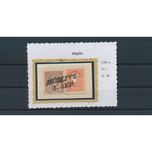 ÖSTERREICH 1858 2-Farben-Frankatur:10+5kr, Type II. MÜGLITZ (M) Mü:10P! ÖSTERREICH 1858 2-Farben-Frankatur:10+5kr, Type II. MÜGLITZ (M) Mü:10P!