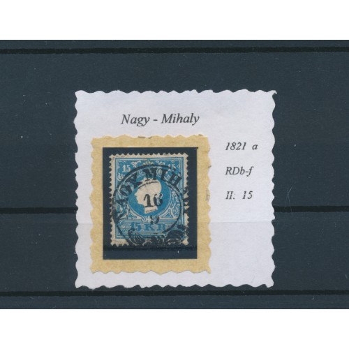 ÖSTERREICH 1858 15kr, Type II. NAGY MIHÁLY (Ungarn) Mü:15P! Schön! ÖSTERREICH 1858 15kr, Type II. NAGY MIHÁLY (Ungarn) Mü:15P! Schön!