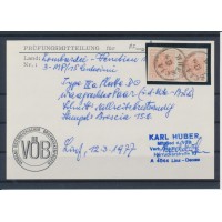 LOMBARDEI-VENETIEN 1850 2*15C PAAR! MP, Type III.a, Platte B, P.F.! BRESCIA VÖB