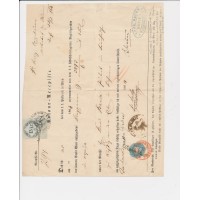 ÖSTERREICH 1864 10kr RETOUR-RECEPISSE mit STRZEDOKLUK (B) Müller nicht erwähnt!