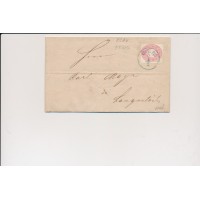 ÖSTERREICH 1864 5kr, Brief (Inhalt) BLAUSTEMPEL GFÖHL (Nö) Mü:80P! - LANGENLOIS