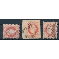 ÖSTERREICH 1867 3Stk.Marke mit HANDSCHRIFT! Interessant, attraktiv!