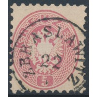 ÖSTERREICH 1864 5kr, ZBRASLAWITZ (B) Mü:12P! Schön! ÖSTERREICH 1864 5kr, ZBRASLAWITZ (B) Mü:12P! Schön!