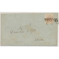 LOMBARDEI-VENETIEN 185. 30C, MP, Type III. Brief, TREVISO nach UDINE. Schön! LOMBARDEI-VENETIEN 185. 30C, MP, Type III. Brief, TREVISO nach UDINE. Schön!
