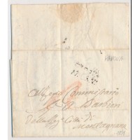 LOMBARDEI-VENETIEN 1831 Brief (Inhalt, Wz!) 30C SIGNETTE! PADOVA nach MONTAGNANA LOMBARDEI-VENETIEN 1831 Brief (Inhalt, Wz!) 30C SIGNETTE! PADOVA nach MONTAGNANA