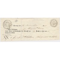 LOMBARDEI-VENETIEN 1830 Fracht-Bestätigung aus VENEZIA. Interessant! LOMBARDEI-VENETIEN 1830 Fracht-Bestätigung aus VENEZIA. Interessant!