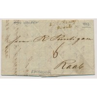 ÖSTERREICH 1863 Brief (Inhalt) schöne RECHNUNG! W.NEUSTADT nach UNGARN! RAAB.