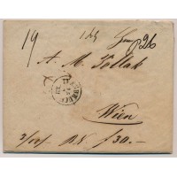 ÖSTERREICH 18.. GELDBRIEF, INNSBRUCK (Tirol) nach WIEN. Briefinhalt:30fl!