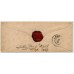ÖSTERREICH 1864 Briefkuvert, WIEDEN IN WIEN nach AUSSIG. Ohne Briefmarke!