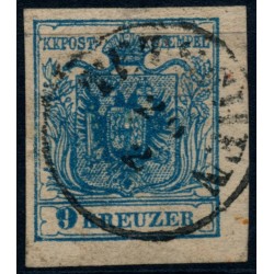 ÖSTERREICH 1850 9Kr, MP, Type III. TETSCHEN (B) Schön!