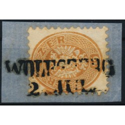 ÖSTERREICH 1864 15Kr, klein Bug! WOLFSBERG (K) Schöne, attraktiv