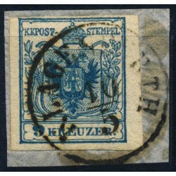 ÖSTERREICH 1850 9kr, HP, Type iII. KLAGENFURTH (K) Schön, frisch!