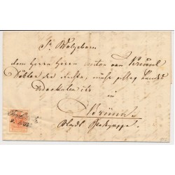 ÖSTERREICH 1857 Brief (Inhalt) TREBITSCH nach BRÜNN. Schön!