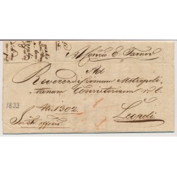 ÖSTERREICH 1833 Brief (Inhalt, schönes Wz!) TARNOW (Galizien) nach LEMBERG.