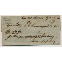 ÖSTERREICH 1842 Brief (Inhalt) CHYROW (Galizien) Mü:30P! Nach LEMBERG. Schön!
