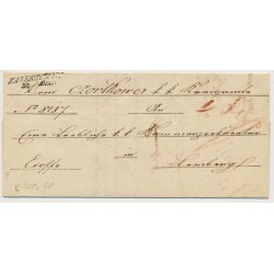 ÖSTERREICH 1846 Brief (Inhalt) ZALESZCZYK (Galizien) Mü:40P! Nach LEMBERG.