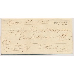 ÖSTERREICH 1851 Brief (Inhalt) OLSZAWICA (Galizien) nach LEMBERG. Schön!