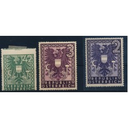 ÖSTERREICH 1946 3Stk. PLATTENEFEHLERN! Ungebraucht *