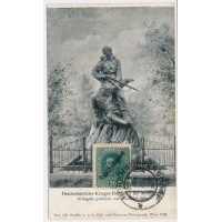 ÖSTERREICH 1918 20h ANSICHTSKARTE, HOHENRUPPERSDORF Stempel.