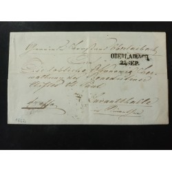 ÖSTERREICH 1852 Brief (Inhalt) OBERLAIBACH (Kr)