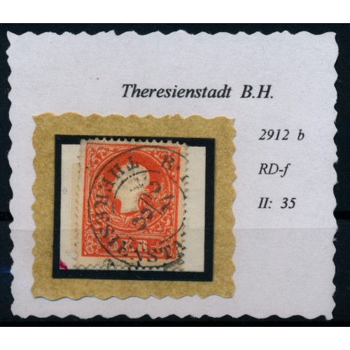 ÖSTERREICH 1858 5kr, Type II. B.H./THEREISIENSTADT (B) Mü:35P!